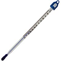 Termómetro de cristal de -10 a +110 155 mm para medir agua líquida- vino y cerveza casera o para laboratorio de…